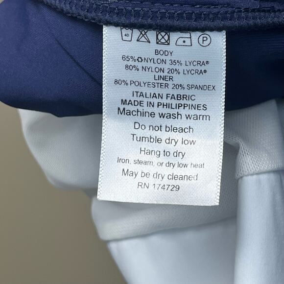 Kinona Wrap It Up Navy Golf Skort Small - Picture 4 of 8